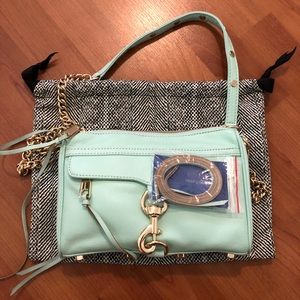 Rebecca Minkoff Mint Mini Mac Crossbody Handbag